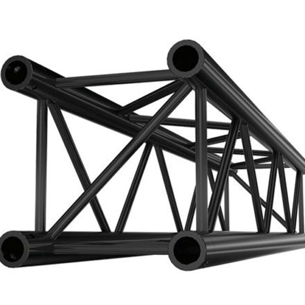 Truss H30 2 meter - Vierkant - Zwart